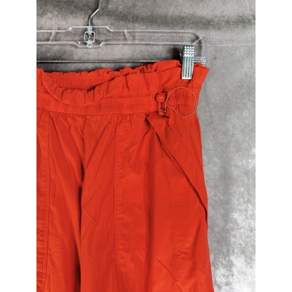 Athleta Trekkie High Rise Parachute Pant In Vermillion Orange Women's Size 4 - Picture 6 of 7